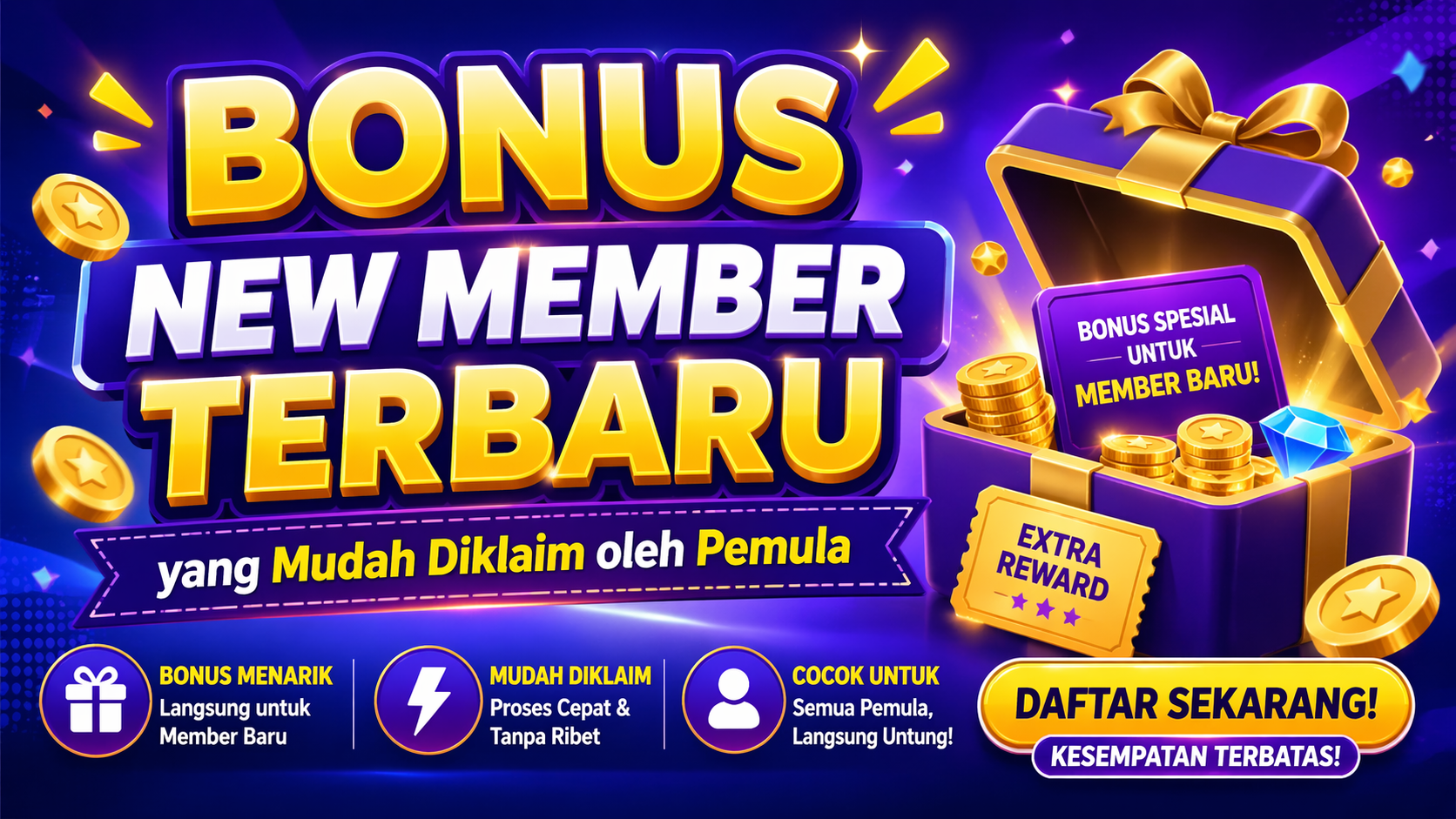 Slot Bonus New Member yang Banyak Dipilih oleh Pengguna Baru